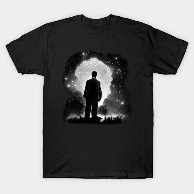 Between Science and Superstition T-Shirt by Wolfsmoke